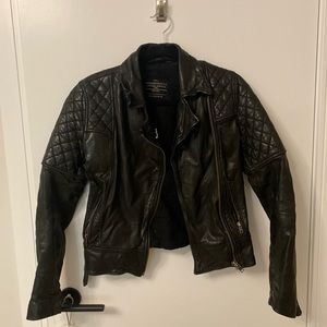 All saints biker jacket xs